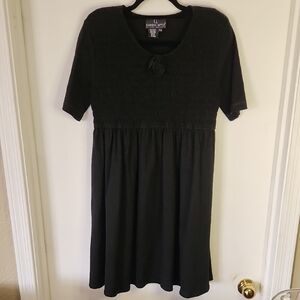 NWT Carole Little Black Casual Midi Sundress